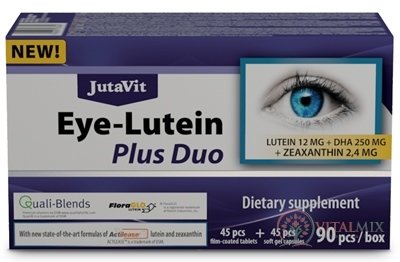 JutaVit Luteín komplex Plus Duo cps 45 ks + tbl 45 ks, 1x1 set