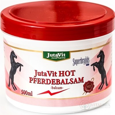 JutaVit PFERDEBALSAM HOT konská masť hrejivá 1x500 ml