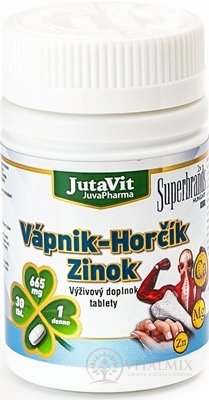 JutaVit Vápnik Horčík Zinok tbl 1x30 ks