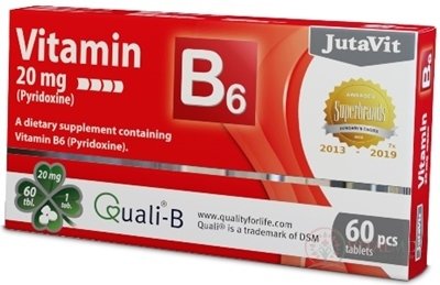 JutaVit Vitamín B6 20 mg tbl 1x60 ks