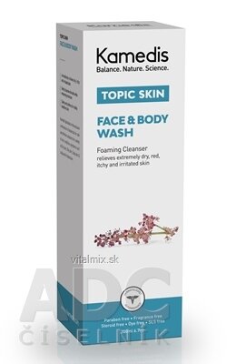 Kamedis TOPIC SKIN FACE & BODY WASH umývací gél na tvár a telo 1x200 ml
