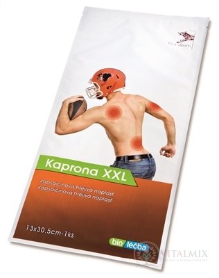 KAPRONA XXL Kapsaicínová hrejivá náplasť (13 x 30,5 cm) 1x1 ks
