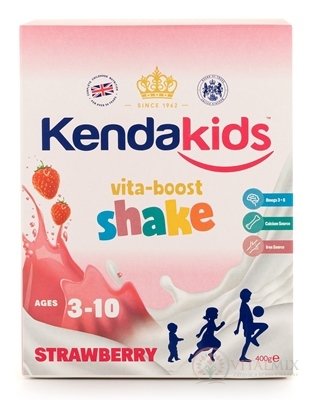 KendaKids Jahodový instantný nápoj pre deti (od 3-10 rokov) 1x400 g