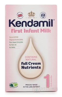 KENDAMIL 1 počiatočná dojčenská mliečna výživa s DHA (0 - 6 mesiacov) 1x150 g