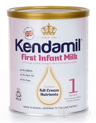 KENDAMIL 1 počiatočné dojčenské mlieko s DHA (0 - 6 mesiacov) 1x400 g