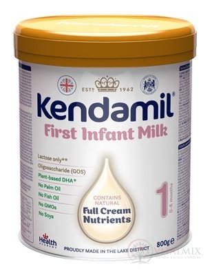 KENDAMIL 1 počiatočné dojčenské mlieko s DHA (0 - 6 mesiacov) 1x800 g