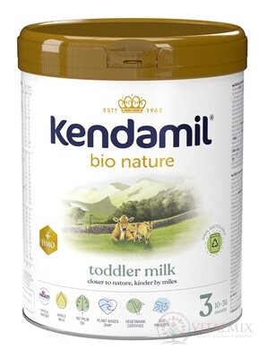 KENDAMIL BIO Nature 3 HMO+ následná mliečna dojčenská výživa (od ukonč. 10. mesiaca) 1x800 g