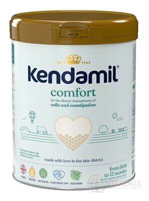 KENDAMIL Comfort dojčenská výživa na diétny režim (od narodenia do 12. mesiacov) 1x800 g