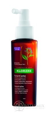 KLORANE FORCE TRI-ACTIVE sérum s komplexom chinín-kofeín-arginín 1x100 ml