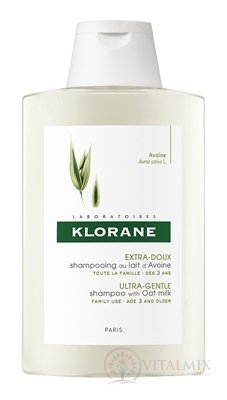 KLORANE SHAMPOOING AU LAIT D'AVOINE šampón s ovseným mliekom 1x200 ml