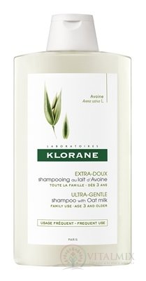 KLORANE SHAMPOOING AU LAIT D'AVOINE šampón s ovseným mliekom 1x400 ml