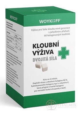 kloubní výživa dvojitá sila - Woykoff kolagénové kocky 1x60 ks