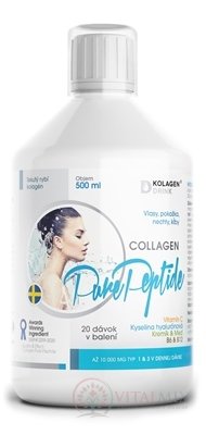 KolagenDrink COLLAGEN 10000 mg Pure Peptide tekutý rybí kolagén 1x500 ml