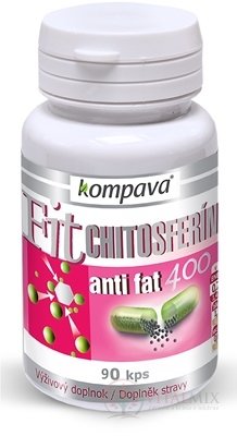 kompava FIT CHITOSFERÍN 400 anti fat cps 1x90 ks