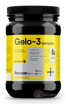 kompava GELO-3 complex prášok, príchuť pomaranč, 1x390 g