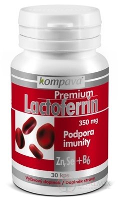 kompava Premium Lactoferrin cps podpora imunity (inov. 2020) 1x30 ks