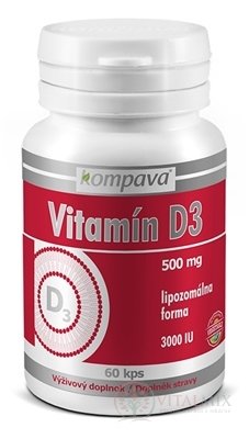 kompava Vitamín D3 cps 1x60 ks