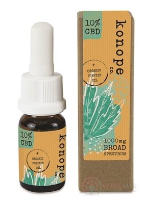 konope co. 10% + ORGANICKÝ TEKVICOVÝ OLEJ 1x10 ml