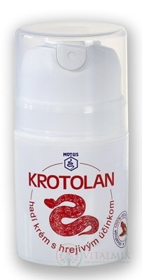 KROTOLAN hadí krém s hrejivým účinkom 1x50 ml