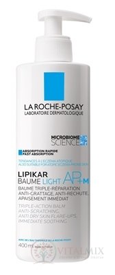 LA ROCHE-POSAY LIPIKAR BAUME LIGHT AP+ M relipidačný telový balzam 1x400 ml