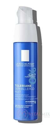 LA ROCHE-POSAY TOLERIANE DERMALLERGO NUIT nočný hydratačný gél-krém pre citlivú pleť 1x40 ml