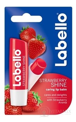 Labello STRAWBERRY SHINE (fruity shine) balzam na pery 1x4,8 g