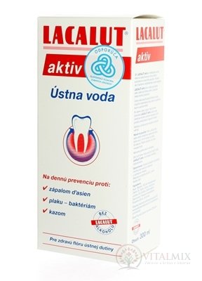 LACALUT AKTIV ÚSTNA VODA 1x300 ml