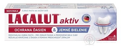 LACALUT AKTIV zubná pasta ochrana ďasien & jemné bielenie 1x75 ml