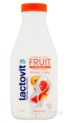 Lactovit FRUIT Energy Sprchový gél broskyňa a grep 1x500 ml