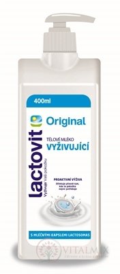 Lactovit Original Telové mlieko vyživujúce, s lactosomas 1x400 ml