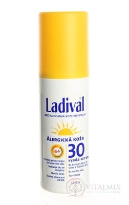 Ladival ALLERG SPF 30 sprej na ochranu kože pred slnkom 1x150 ml