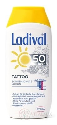 Ladival TATTOO SPF 50 mlieko na opaľovanie 1x200 ml