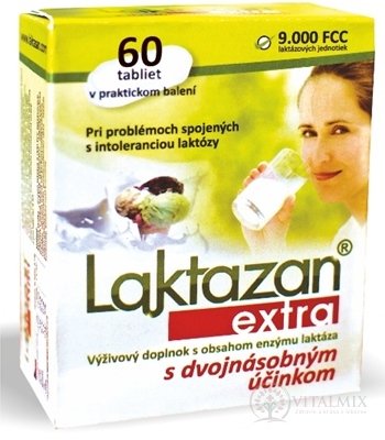 LAKTAZAN extra tbl 9000 FCC 1x60 ks