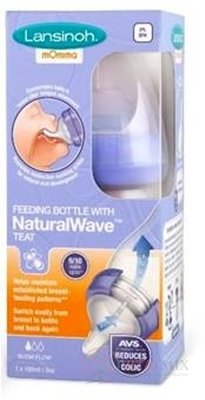 Lansinoh Dojčenská fľaša s NaturalWave cumľom 1x160 ml