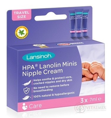 Lansinoh Crème Lanoline HPA 3X7ml