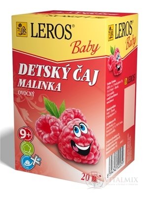 LEROS BABY DETSKÝ ČAJ MALINKA ovocný 20x2 g (40 g)