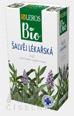 LEROS BIO ŠALVIA LEKÁRSKA vňať sypaná bylina 1x60 g