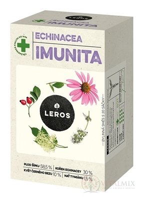 LEROS ECHINACEA IMUNITA nálevové vrecká (inov.2021) 20x1,5 g (30 g)