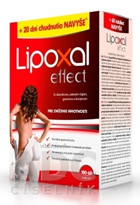 Lipoxal Effect tbl 180+60 navyše (240 ks) exp.25.5.19