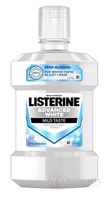 LISTERINE ADVANCED WHITE MILD TASTE ústna voda 1x1000 ml