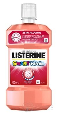 LISTERINE Smart Rinse Mild Berry ústna voda 1x500 ml