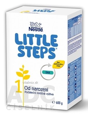 LITTLE STEPS 1 počiatočná mliečna dojčenská výživa (od narodenia) 1x600 g