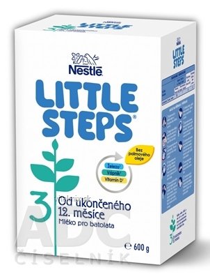 LITTLE STEPS 3 mliečna výživa pre batoľatá (od ukonč. 12. mesiaca) 1x600 g