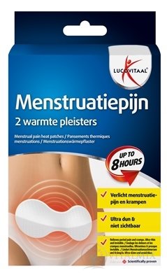 LUCOVITAAL Hrejivé menštruačné náplasti na oblasť podbruška 1x2 ks