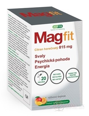 Magfit gél vo vrecúškach 1x20 ks