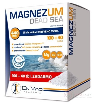 MAGNEZUM DEAD SEA - DA VINCI tbl 100+40 zadarmo (140 ks)