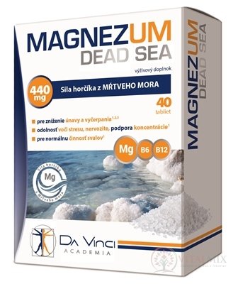 MAGNEZUM DEAD SEA  B6 - DA VINCI tbl 1x40 ks