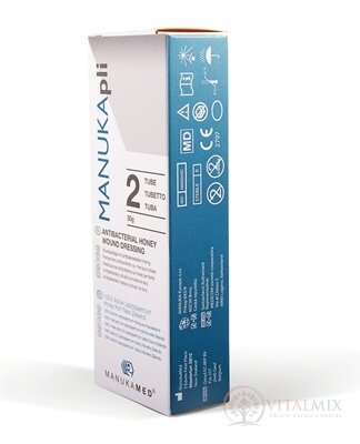 MANUKApli antibakteriálny medový gél na rany 2x15 g (30g)