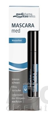 MASCARA med vodeodolná čierna 1x5 ml