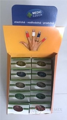 MEDIC Bandáž Finger Karton Mix 2,5cm x 4,5m, náplasť elastická (rýchloobväz), 5 farieb po 2 ks, 1x1 set